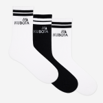 3-pack Kubota Sport 1 Socks White and Black