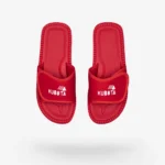 Kubota Velcro Slides, red