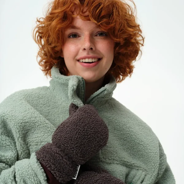 Bluza polarowa Cushy miętowa damska oversize