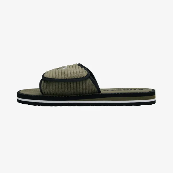 Klapki Rzep Sztruks khaki
