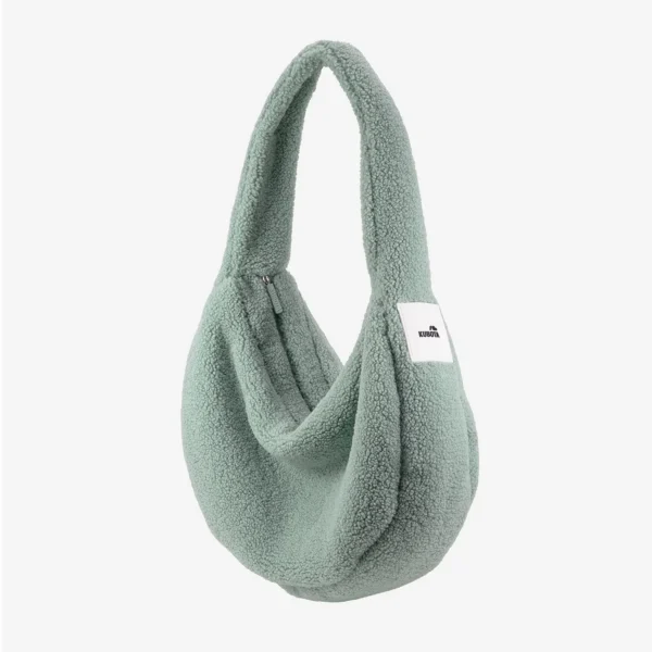 Dodatkowe zdjęcie produktu: Torba shopper z polaru Cushy miętowa