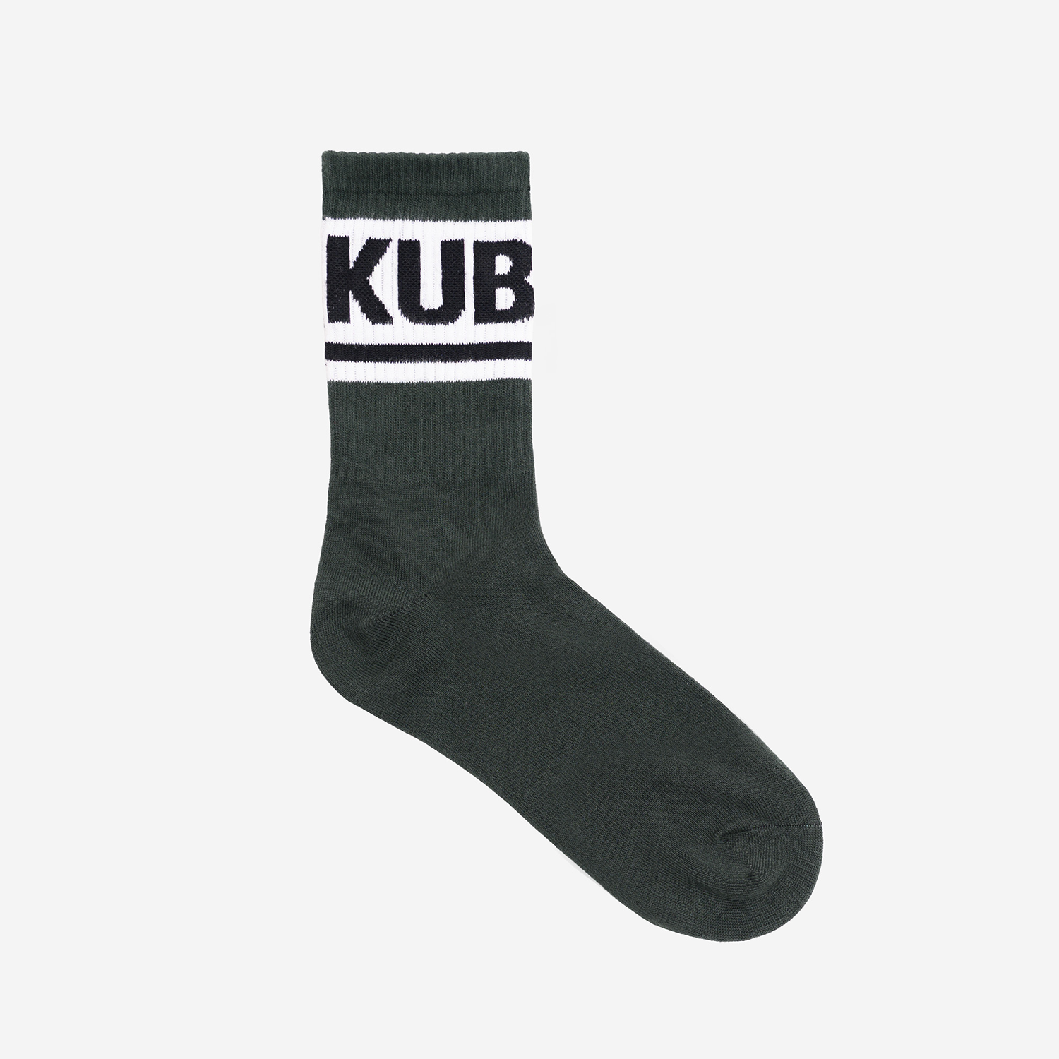 1-pak skarpet Kubota 2.0 z paskami zielony