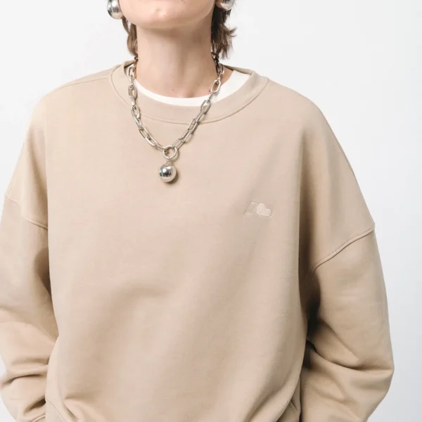 Bluza oversize Easy beżowa damska