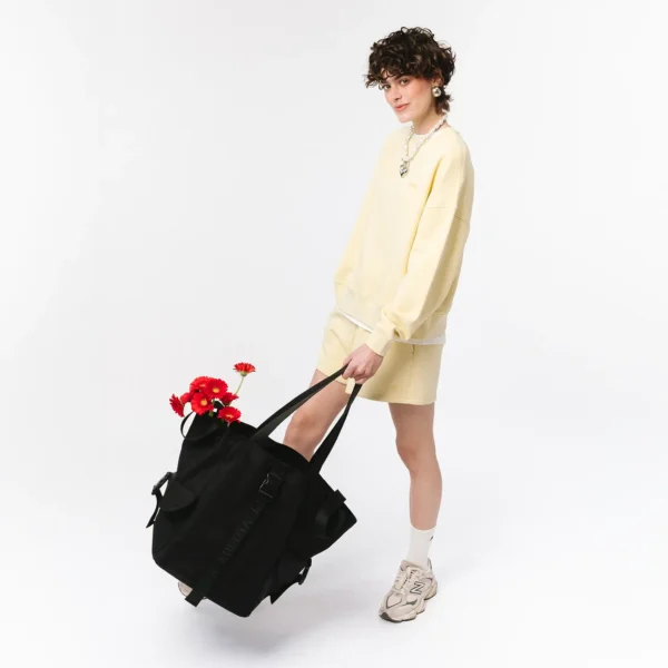 Bluza oversize Easy żółta damska