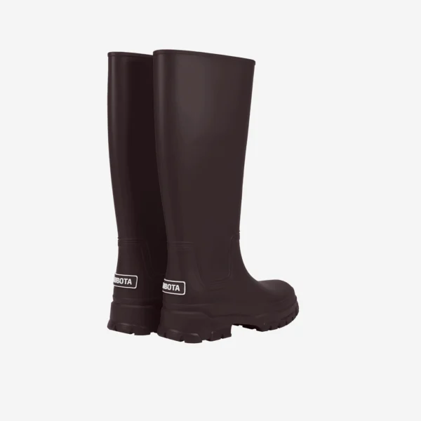 Kalosze wysokie brązowe damskie