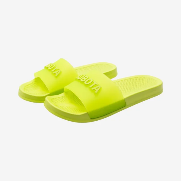 Klapki Gel limonkowe
