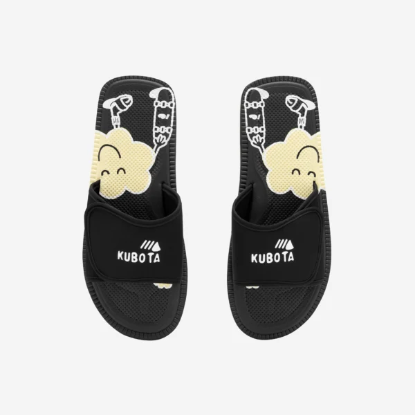 Klapki Rzep Comfy Club czarne