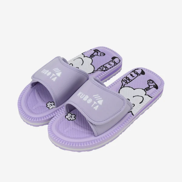 Klapki Rzep Comfy Club fioletowe