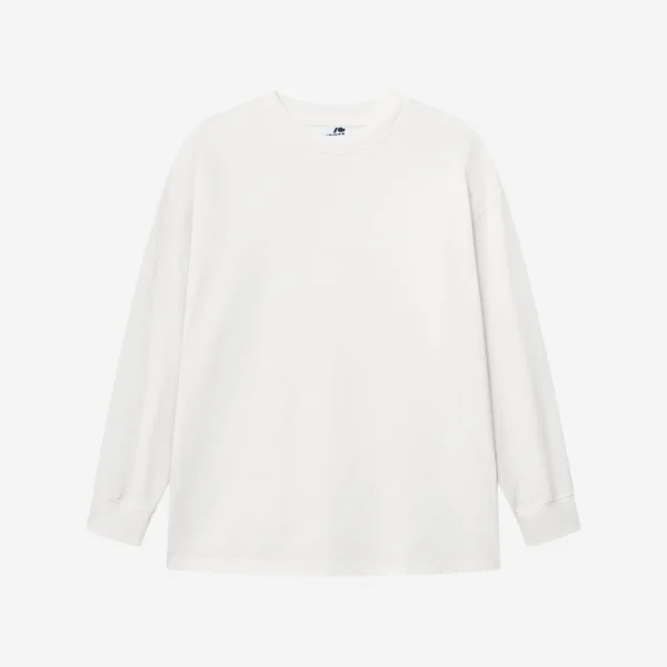 Zdjęcie dodatkowe - Longsleeve oversize Comfy Club Moods biały unisex