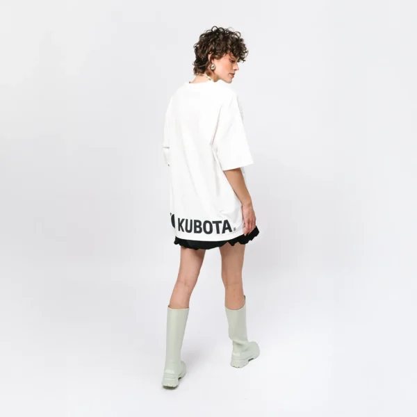 T-shirt oversize Street Edge biały unisex