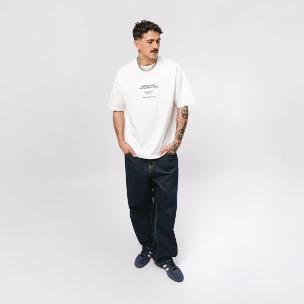 T-shirt oversize Street Edge biały unisex