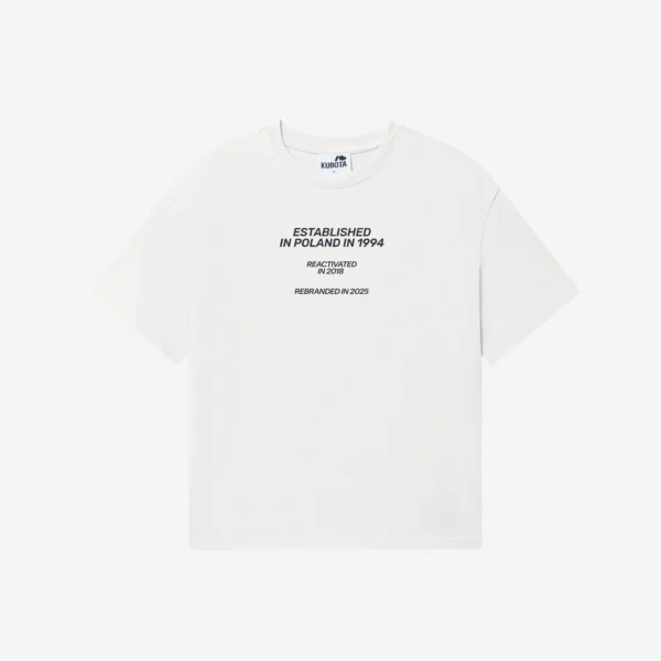 T-shirt oversize Street Edge biały unisex