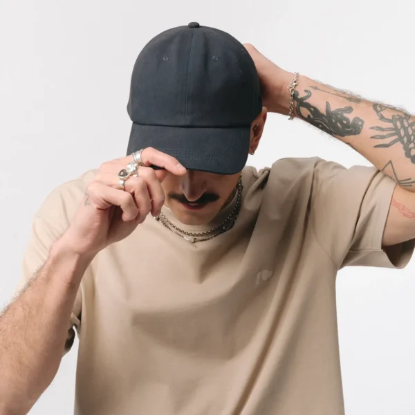T-shirt regular Easy beżowy męski