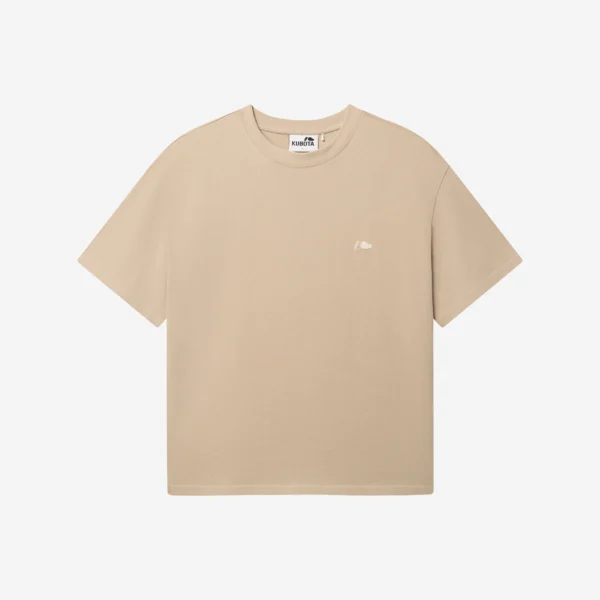 T-shirt regular Easy beżowy męski