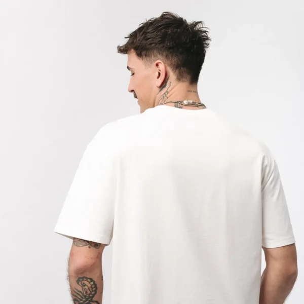 T-shirt regular Easy biały męski