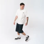 T-shirt regular Move biały męski