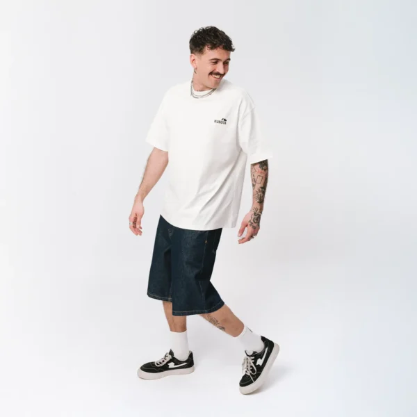 T-shirt regular Move biały męski