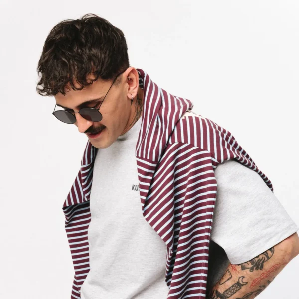 T-shirt regular Move szary męski