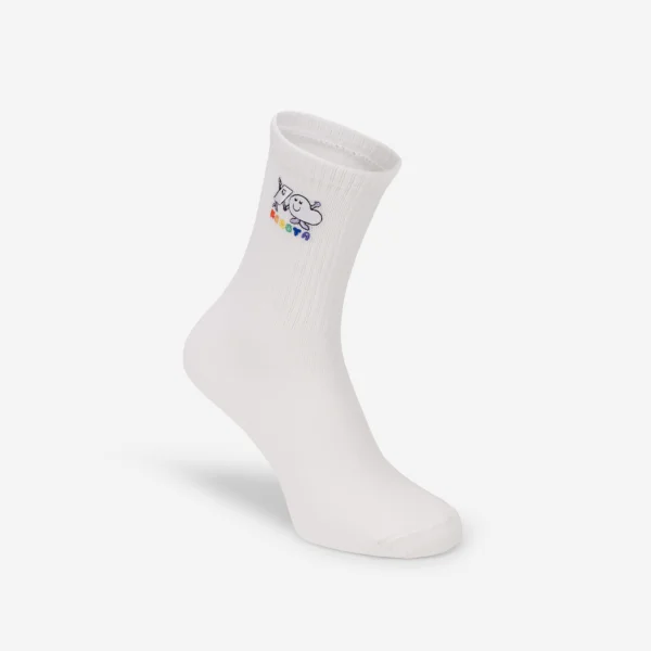 1-pak skarpet Comfy Club Pride biały