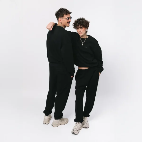 Bluza oversize Easy czarna męska