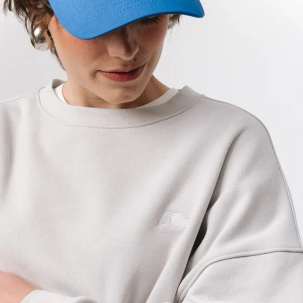 Bluza oversize Easy szara damska