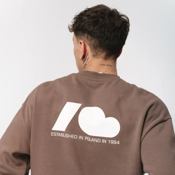 Bluza regular Move brązowa męska