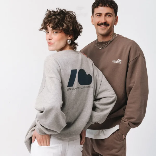 Bluza regular Move szara męska