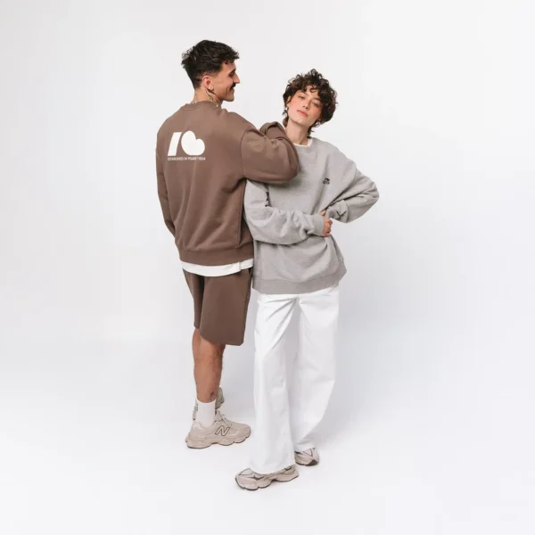 Bluza regular Move szara męska
