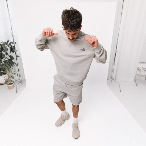 Bluza regular Move szara męska