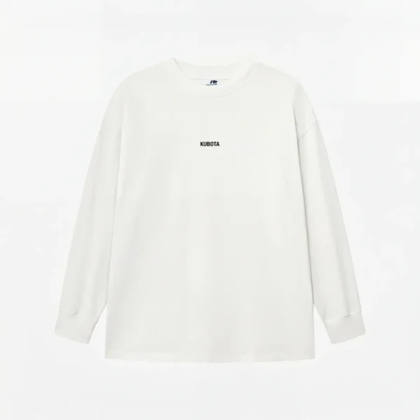 Zdjęcie dodatkowe - Longsleeve oversize Comfy Club Moods biały unisex