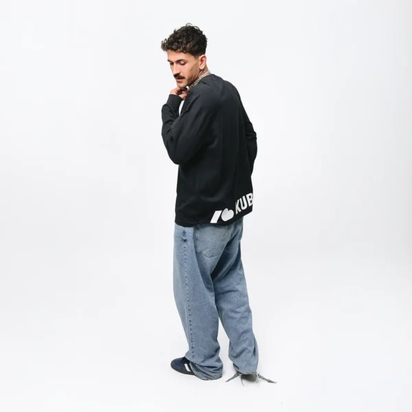Longsleeve oversize Street Edge granatowy unisex