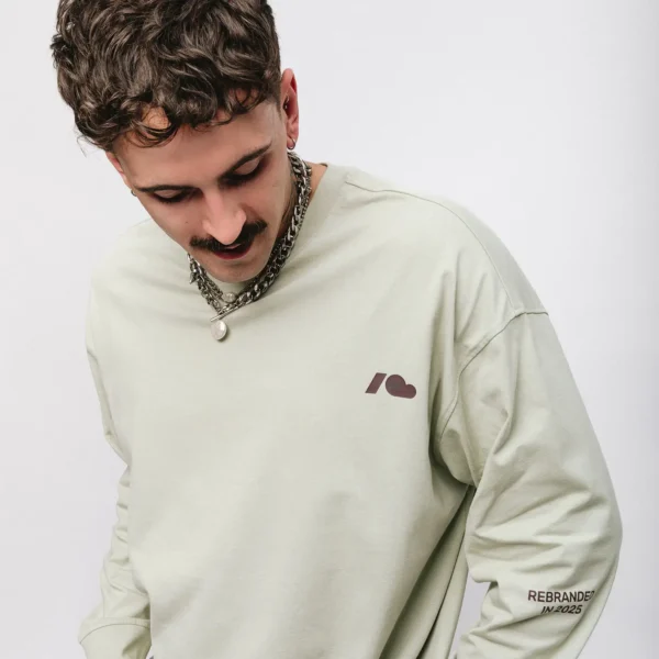 Longsleeve oversize Street Edge matcha unisex