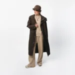 Parka przeciwdeszczowa oversize Comfort Zone brązowa unisex