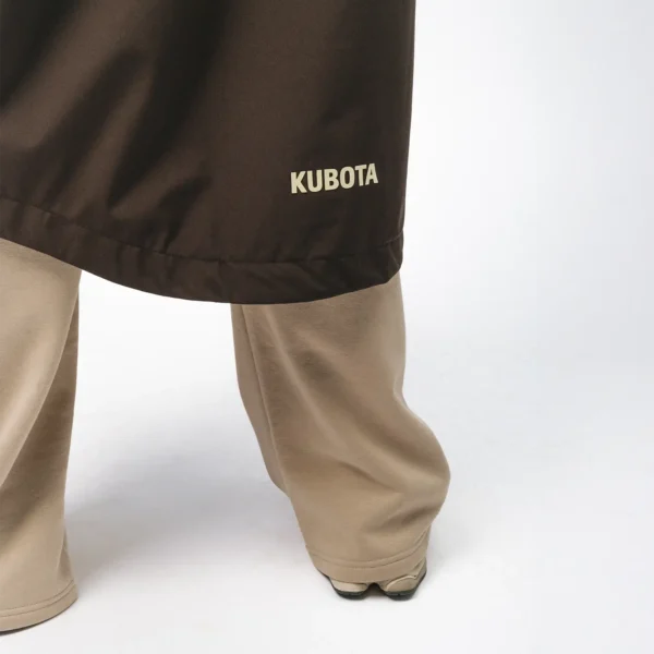 Parka przeciwdeszczowa oversize Comfort Zone brązowa unisex