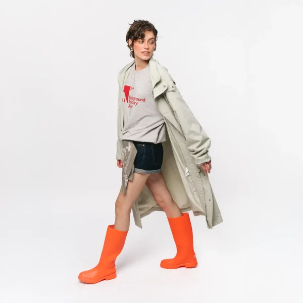 Parka przeciwdeszczowa oversize Comfort Zone matcha unisex