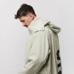 Parka przeciwdeszczowa oversize Street Edge matcha unisex