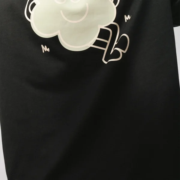 Zdjęcie dodatkowe - T-shirt oversize Comfy Club Do Nothing czarny unisex