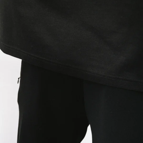 T-shirt oversize Comfy Club Do Nothing czarny unisex