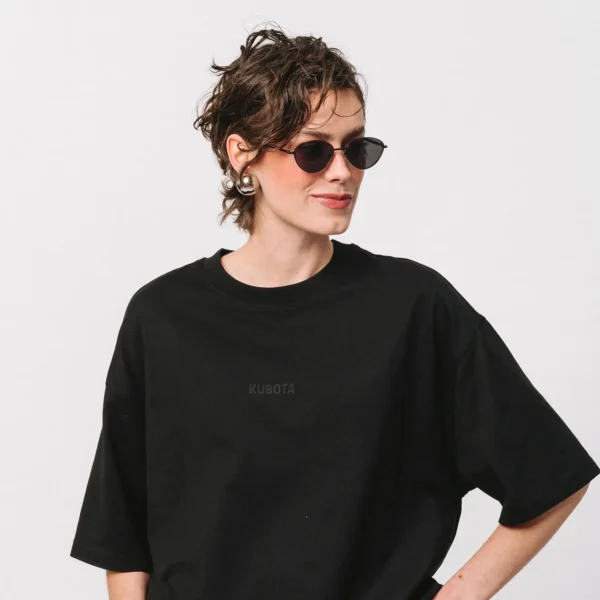T-shirt oversize Comfy Club Do Nothing czarny unisex