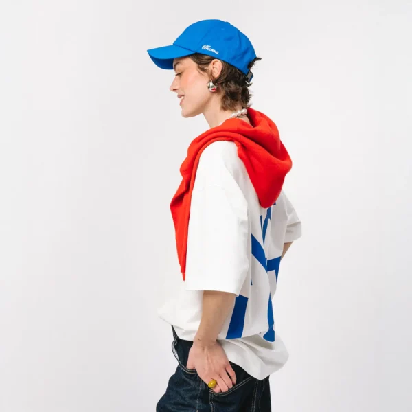 T-shirt oversize Not Lost biały unisex