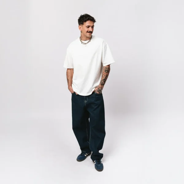 T-shirt oversize Not Lost biały unisex