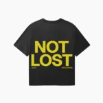 T-shirt oversize Not Lost czarny unisex