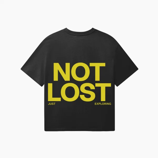 Zdjęcie główne - T-shirt oversize Not Lost czarny unisex