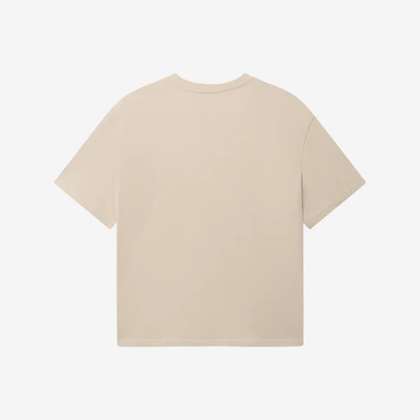 T-shirt regular Easy beżowy męski