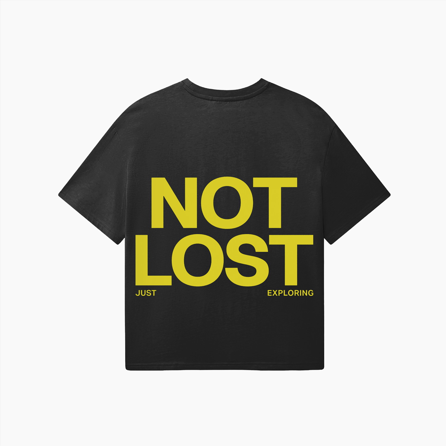 Limitowany, t-shirt czarny Kubota x Empik z żółtym napisem