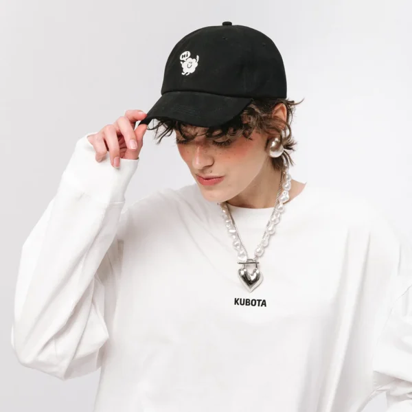Longsleeve oversize Comfy Club Moods biały unisex