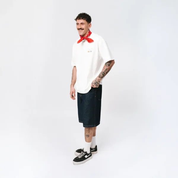 T-shirt oversize Comfy Club Pride biały unisex