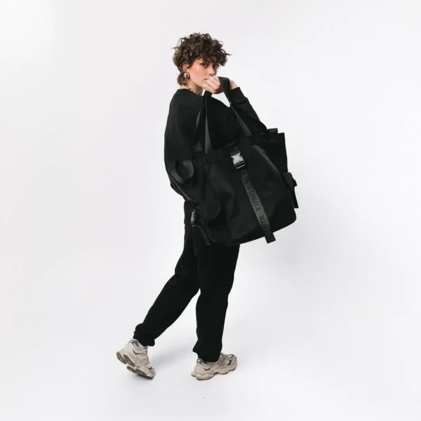 Torba shopper Pockets czarna