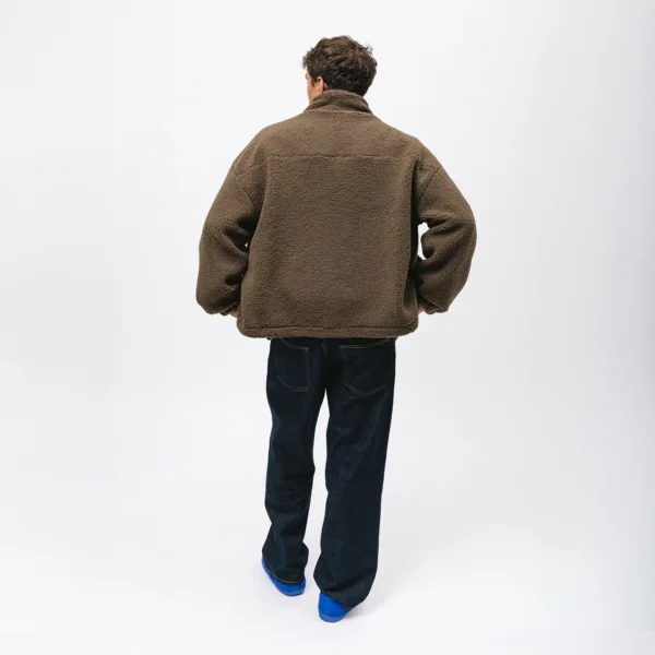 Bluza polarowa rozpinana Cushy brązowa unisex