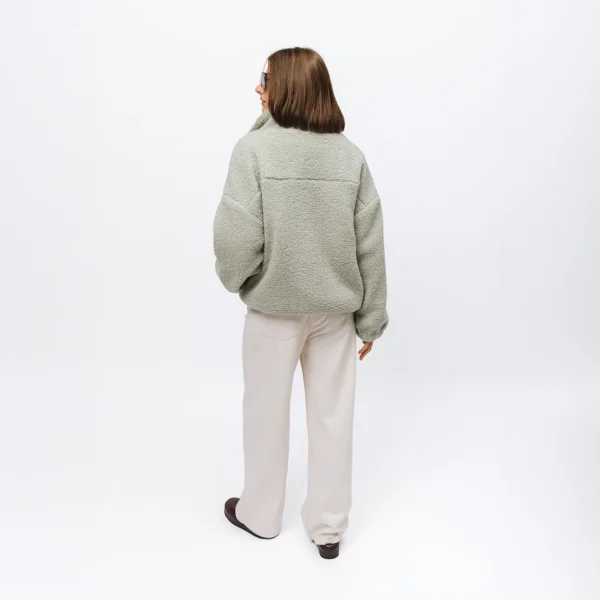 Bluza polarowa rozpinana Cushy matcha unisex